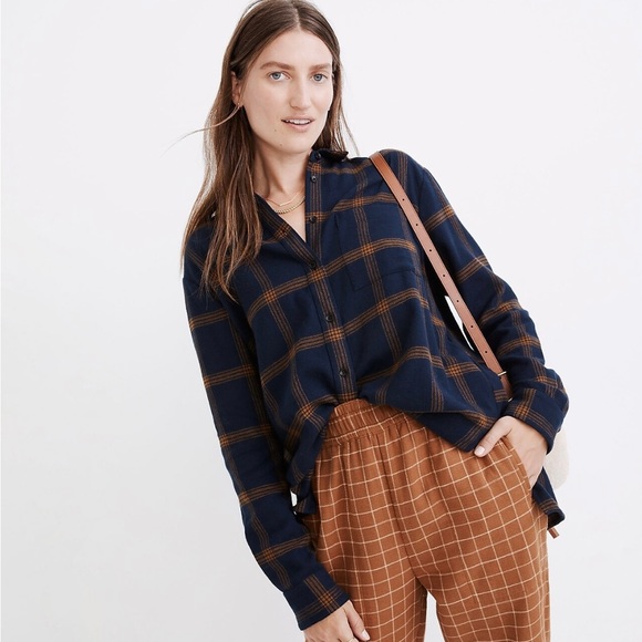Flannel Oversized Ex-Boyfriend Shirt in Forbell
Plaid sz Large - Picture 4 of 7